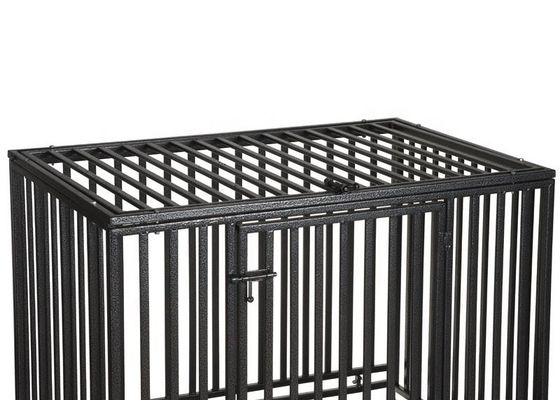 Casa de perro casero plegable del plegamiento del metal con la bandeja desprendible