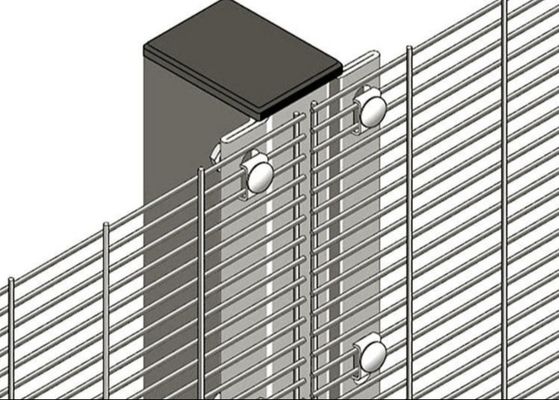 Alambre anti de acero Mesh Fencing High Security de la subida 358
