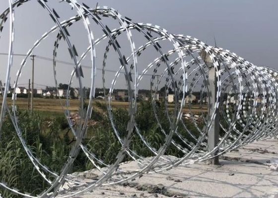 Diámetro acordeón de la bobina 450m m de la maquinilla de afeitar Bto22 de púas