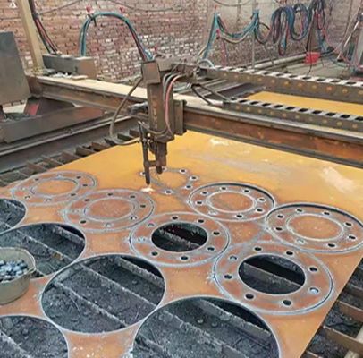 Lámina de acero al carbono perforada SS400 para placa de cribado