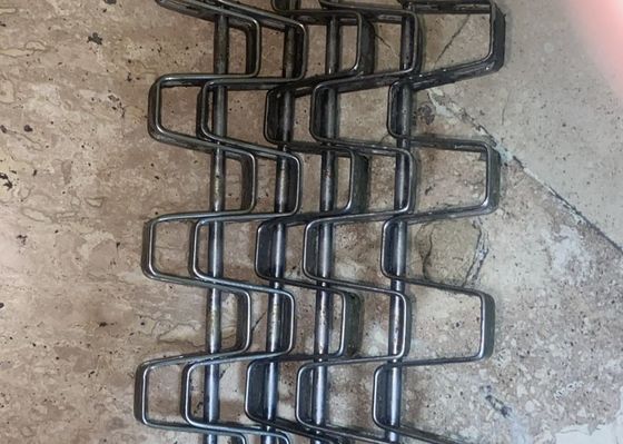 Cinturón transportador de malla de alambre plano flexible de acero inoxidable