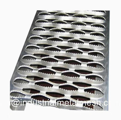 Aluminum Stainless Steel Grating Grip Strut Stair Tread Anti Slip Dimple Plate for Ladder Rungs