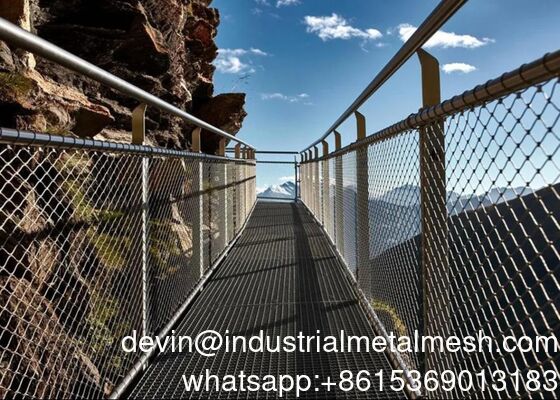 Malla de cable de acero inoxidable para animales de zoológico para el cerramiento de aviarios de aves