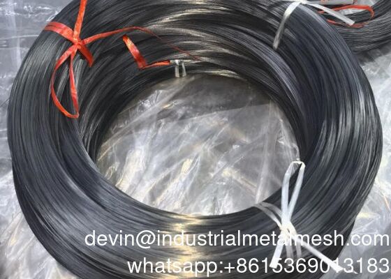 Alambre de acero al carbono de alta resistencia 1770-2200 MPa, alambre de acero negro cepillado 0.30-1.0mm