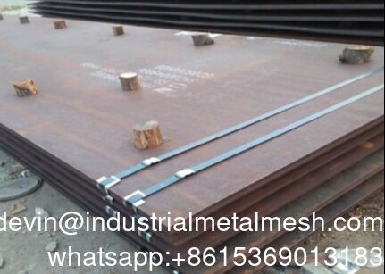 Lámina de acero al carbono perforada SS400 para placa de cribado