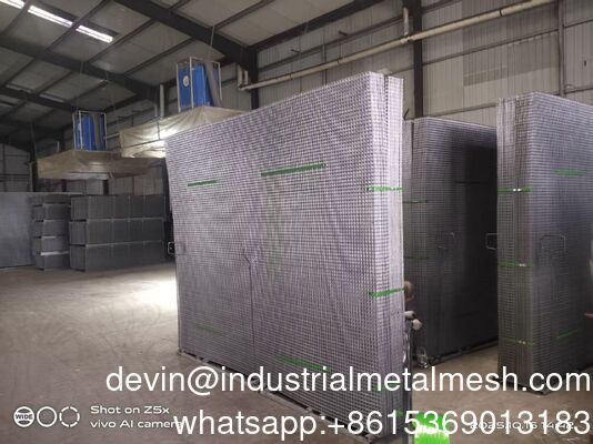 2.0mm 3.0mm 4.0mm Panel de malla de alambre soldado galvanizado 50mm*50mm