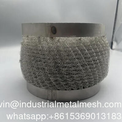 Almohadilla filtrante desempañadora de malla de alambre de acero inoxidable de 50 80 100 150 mm de espesor