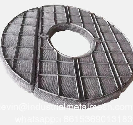 Demister de malla de alambre de acero inoxidable 304 PP para depurador de gases