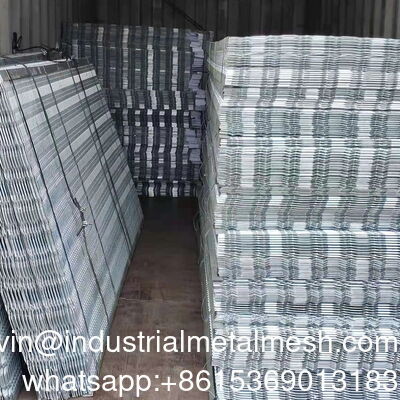 Malla de alambre metálico expandido decorativa con recubrimiento en polvo de color brillante pulido