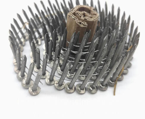 2-3/8" X. 099 Pintura amarilla parafusos/espirales de paletas de manijas 9000PCS