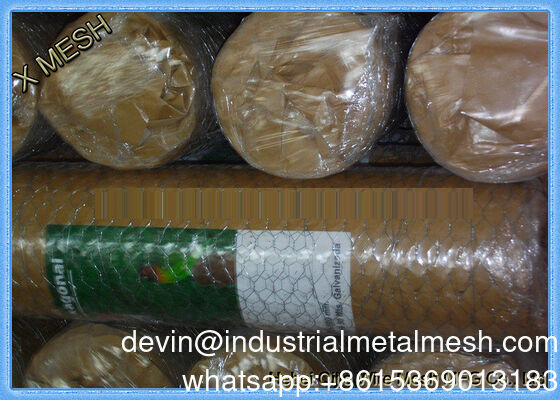 Malla de alambre de hierro hexagonal de 3/4" galvanizada por inmersión en caliente para gallinero