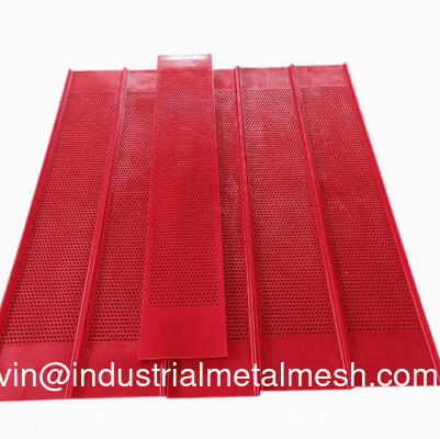 Plata de tamizado de minería de PU Polyurethane Vibrating Screen Mesh para la separación de minerales