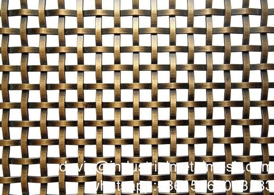 Malla de alambre prensada decorativa