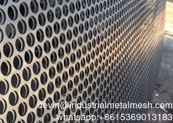 Acero inoxidable 304 Redondo agujero perforado malla de alambre metálico