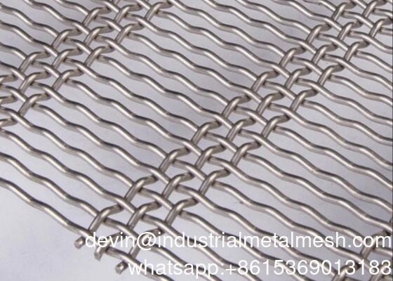 Rejas de alambre de acero inoxidable tejido, para uso industrial, grado de material: 304/316