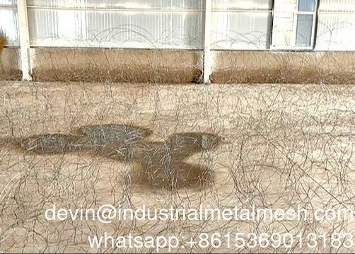 Obstáculos de acero poco visibles Putanka MZP con 10 metros de perímetro