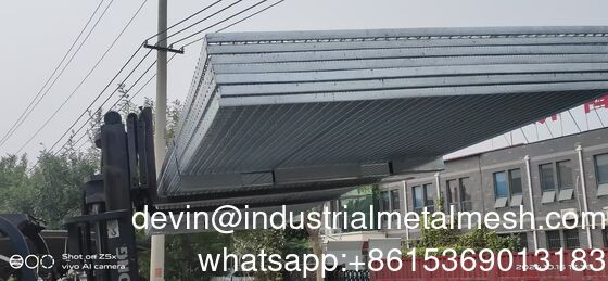 Plataforma de rejilla de acero galvanizado resistente a la oxidación