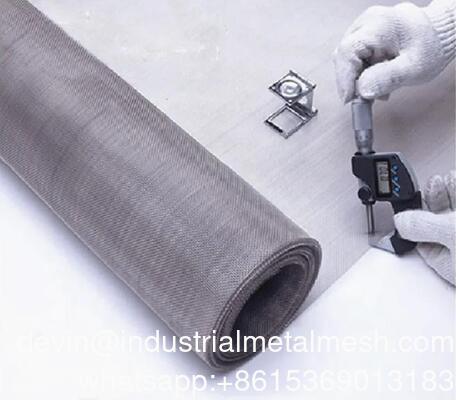 Malla Metálica Rizada para Tamizado/Filtro Tejida Lisa/Twill/Holandesa