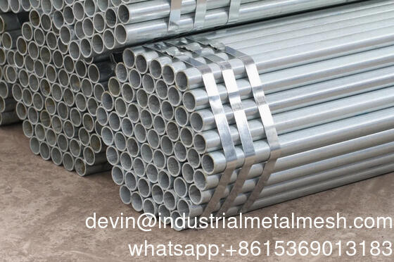 Precio de fábrica 2 pulgadas tamaños tubo redondo de hierro galvanizado de acero GI para marco de invernadero