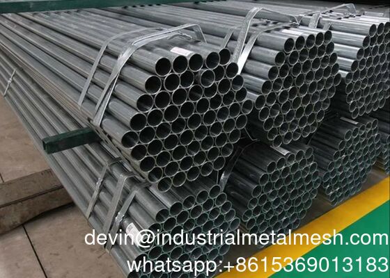Tubos redondos cuadrados de acero galvanizado para materiales de construcción