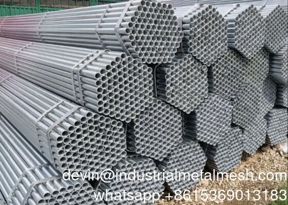 Tubos redondos cuadrados de acero galvanizado para materiales de construcción
