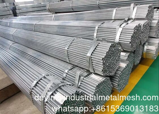 Material de decoración de construcción de acero inoxidable de alta calidad Tubo de acero galvanizado de fábrica