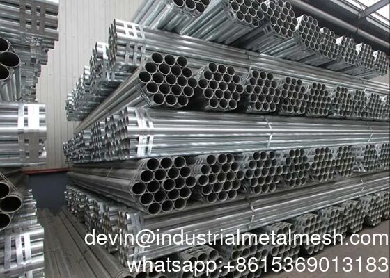 Tubo de acero hueco soldado sin costura galvanizado en caliente Gi Tubo redondo ERW