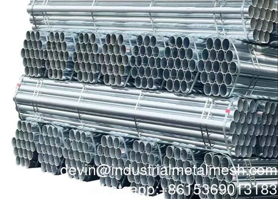 Tubo de acero inoxidable galvanizado cuadrado sin costura de carbono ASTM 202, longitud 5800 mm, D.O. 6mm-2500 mm