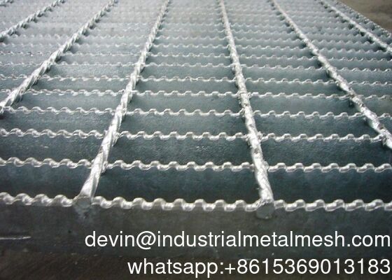 Rejilla metálica de drenaje de acero galvanizado Q235/Q345 con prevención de óxido