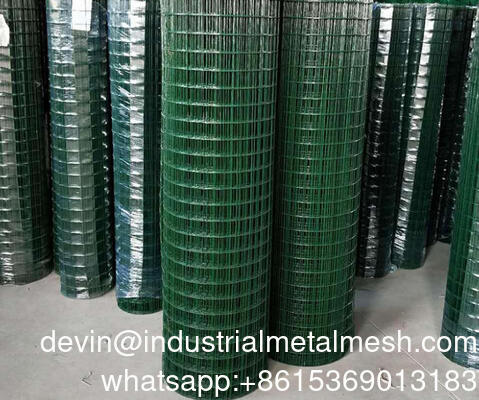 Rejas de alambre soldado galvanizado revestido con PVC para protección de plantas