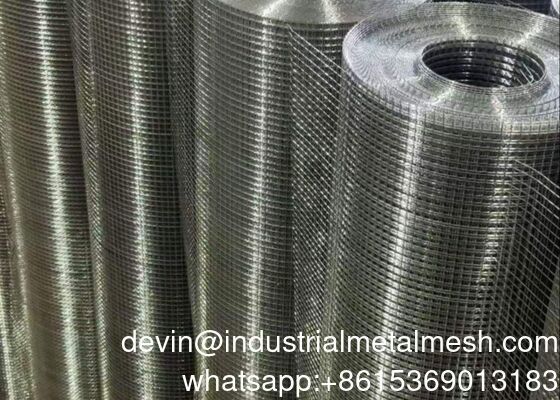 1/2 pulgadas Cuadrado 19 Medidor de alambre galvanizado malla soldada cerca para el control de animales uso jardín