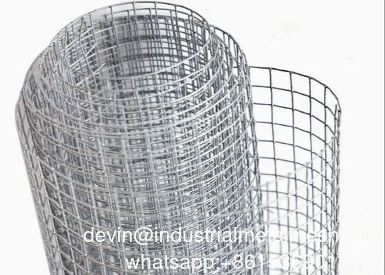Malla de alambre soldada de acero inoxidable SUS304 de 1/2", 1,4 mm para jaulas de construcción para pollos, patos, gansos y conejos