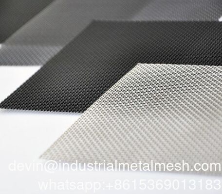 Mosquiteras de malla de alambre tejida de acero inoxidable 304 para ventanas, mosquiteras de seguridad