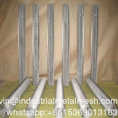 Tela de malla de alambre tejido de acero inoxidable 304 316