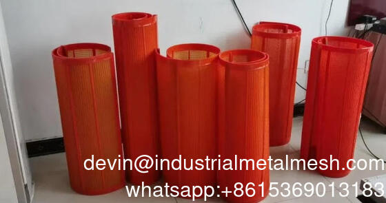 Maquillaje para pantallas de alambre vibratorio de poliéster de primera calidad para aplicaciones mineras