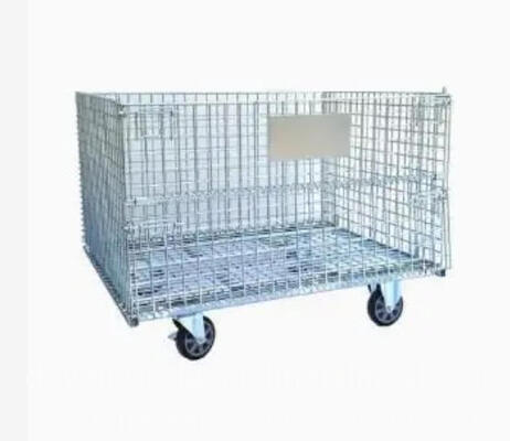 Contenedores de malla de alambre para tiendas de comestibles