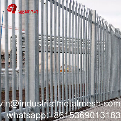 Valla de Palisada de Acero Pesado para Exteriores, Valla de Seguridad para Decoraciones de Jardín