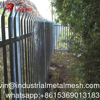 Panel de valla de acero galvanizado con recubrimiento en polvo industrial de diseño al por mayor para jardín exterior