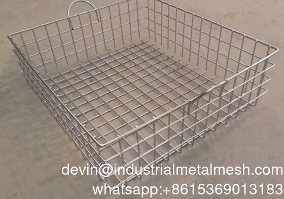 Acero inoxidable 304 316 Cuero de desagüe de la cesta de la malla del colander