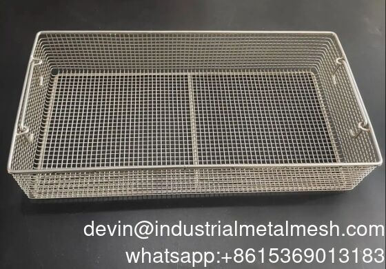 Acero inoxidable 304 316 Cuero de desagüe de la cesta de la malla del colander