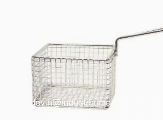 Cesta de fritar de acero inoxidable para cocinar crujiente sin esfuerzo
