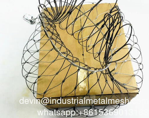 Venta caliente de malla de cuerda flexible de acero inoxidable malla de cuerda de alambre / malla de alambre de zoológico