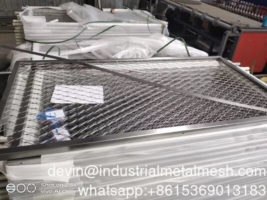 Fácil montaje 304 316 316L malla de cuerda de acero inoxidable para uso de seguridad en el helipuerto