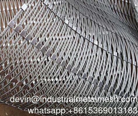 Reja de cable de acero inoxidable flexible 304 316 Reja de cable de alambre de metal