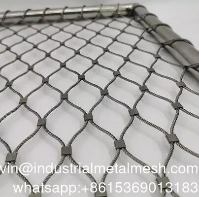 Malla de Cuerda/Malla de Cable/Muro Verde y Malla Decorativa de Acero Inoxidable 304 316 para Seguridad