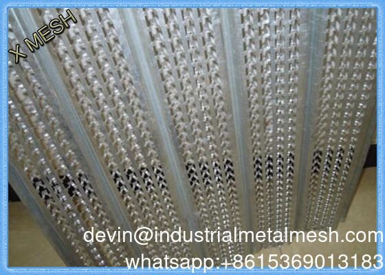 1/8 '' 0,35 mm Galvanizado costilla de metal expandido alto Lath 610X2440 para la construcción