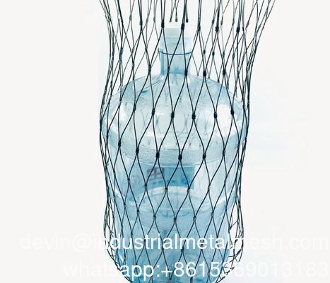 Malla de Cuerda Flexible de Acero Inoxidable Grado 316 Red de Cable Tejido para Diseño de Sistemas Anticaídas de Seguridad en Azoteas