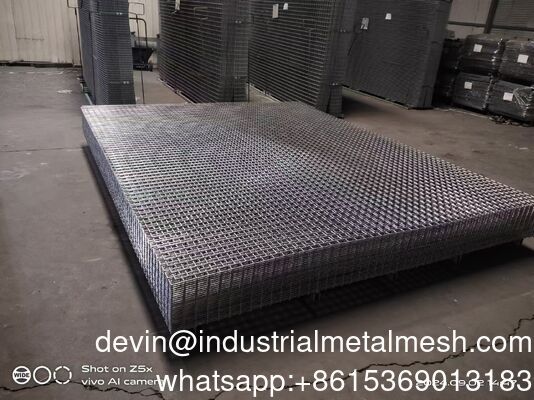 Fabrica de paneles de malla de alambre soldado galvanizado de 150X50mm