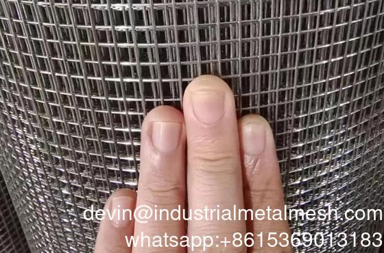 De alambre de malla soldado electro galvanizado 1'*1' y 2'*2'