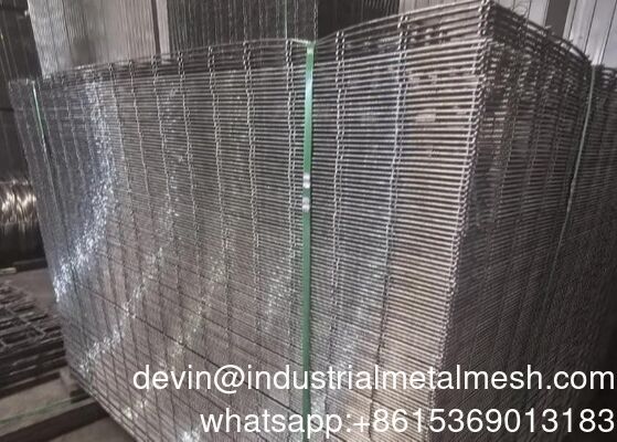 Paneles de valla de malla de alambre soldado galvanizado Paneles de metal
